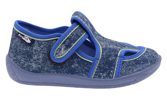 Kinder Hausschuhe Textilschuhe mit Klettverschluss