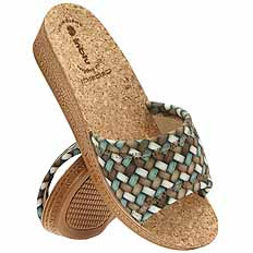 Damen Hausschuhe Hausschuhe Flip Flops auf Kork