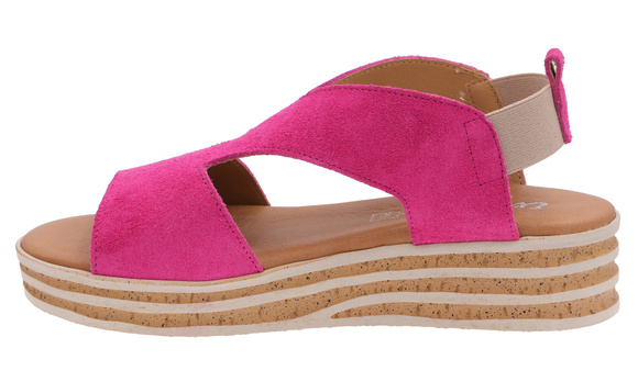 Damensandalen mit Gummiband