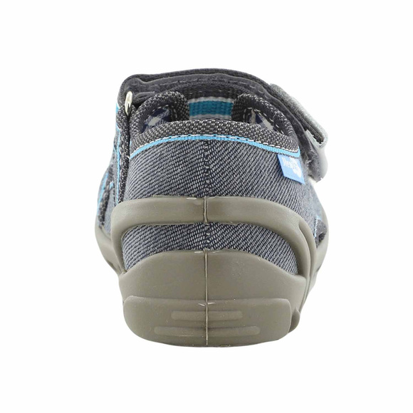 Kinder Textil Hausschuhe, Klettsandalen