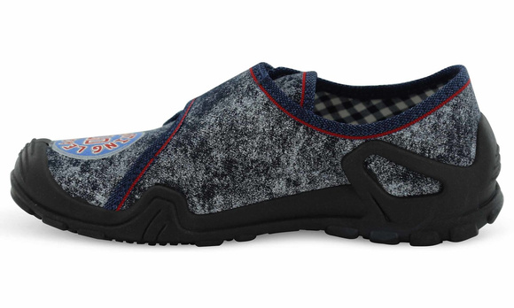 Kinder Hausschuhe Textilschuhe mit Klettverschluss