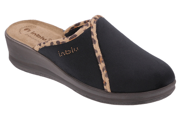 Hohe Hausschuhe für Damen mit Gummizug