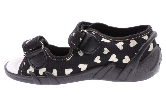 Kinder Textil Hausschuhe Sandalen mit Klettverschluss