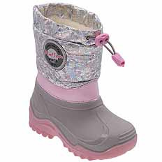 Kinder Winter Glitzer Schneestiefel