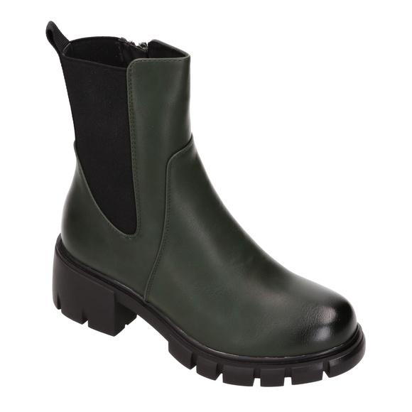 Damen Winterstiefel hoch mit Reißverschluss