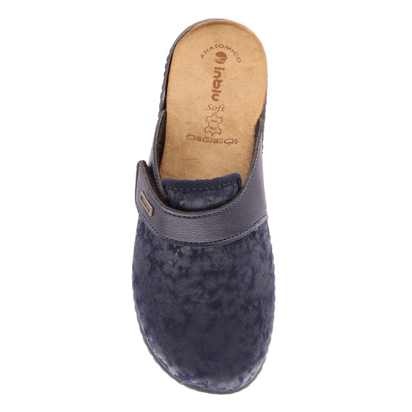 Damen Hausschuhe mit Klettverschluss