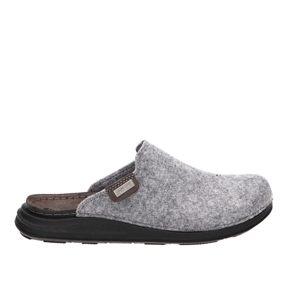 Prophylaktische Hausschuhe für Männer Filzpantoffeln mit Klettverschluss