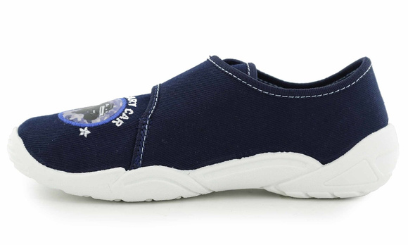 Kinder-Textilhausschuhe mit Klettverschluss