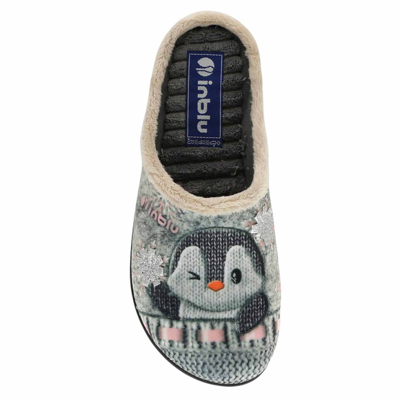Damen Hausschuhe Hausschuhe Pinguin Schnee