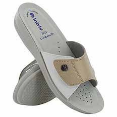 Medizinische Damen-Flip-Flops ohne Zehen, mit Klettverschluss