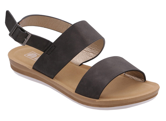 Verstellbare niedrige Sandalen für Frauen