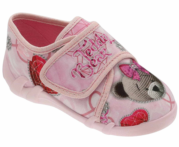 Kinder Hausschuhe Textilschuhe mit Klettverschluss