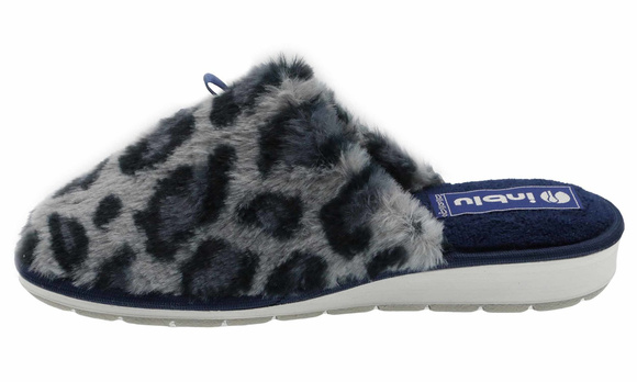 Damen Hausschuhe warme Hausschuhe Leopard Bow