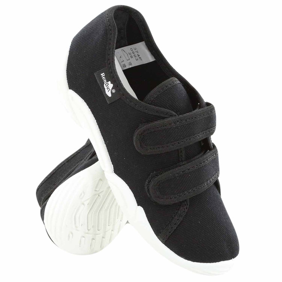 Kinder Hausschuhe Textilschuhe mit Klettverschluss