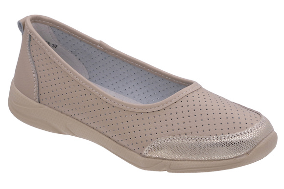 Damenschuhe durchbrochene Ballerinas