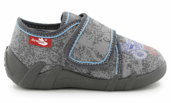 Kinder Hausschuhe Textilschuhe mit Klettverschluss