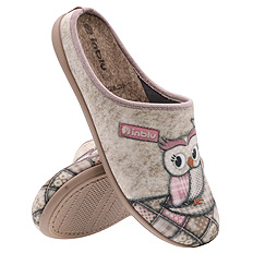 Damen Hausschuhe Eule