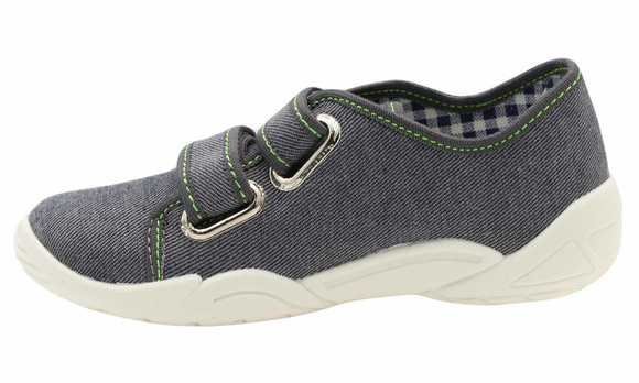 Kinder Hausschuhe Textilschuhe mit Klettverschluss