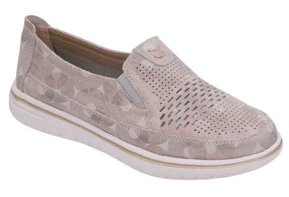 Damenschuhe Mokassins mit Gummizug