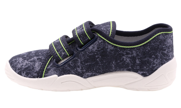 Kinder Hausschuhe Textilschuhe mit Klettverschluss