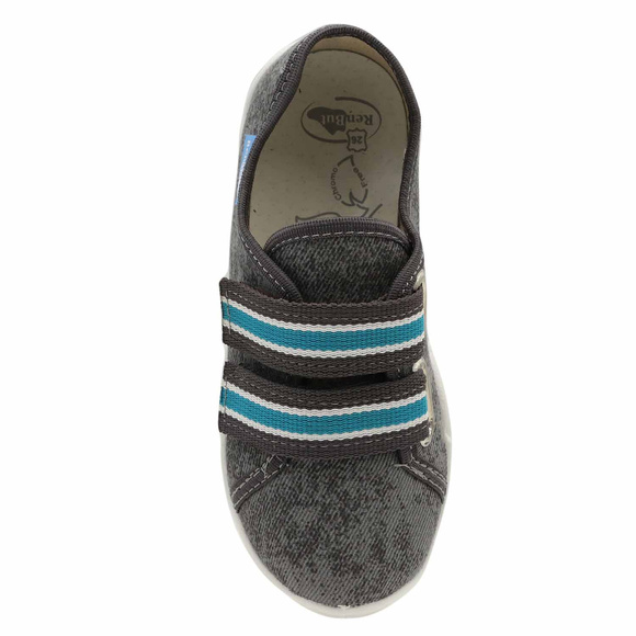 Kinder Hausschuhe Textilschuhe mit Klettverschluss