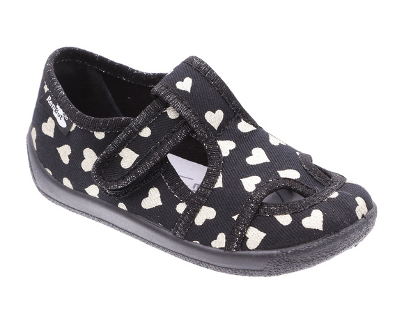 Kinder Hausschuhe Textilschuhe mit Klettverschluss