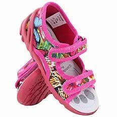 Kinder Textil Hausschuhe, Klettsandalen