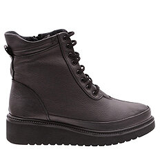 Damen Winterstiefel mit Schnürung und Reißverschluss