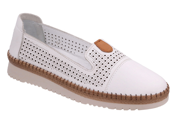 Damenschuhe durchbrochene Mokassins