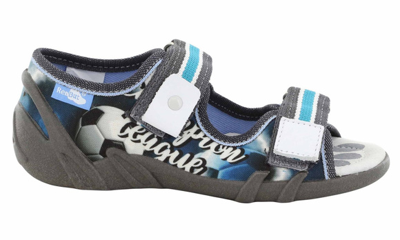 Kinder Textil Hausschuhe Sandalen mit Klettverschluss