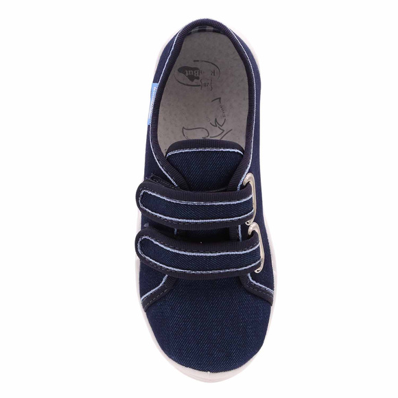 Kinder Hausschuhe Textilschuhe mit Klettverschluss