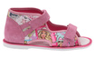 Kinderhausschuhe mit Barbie-Motiven und Klettverschluss
