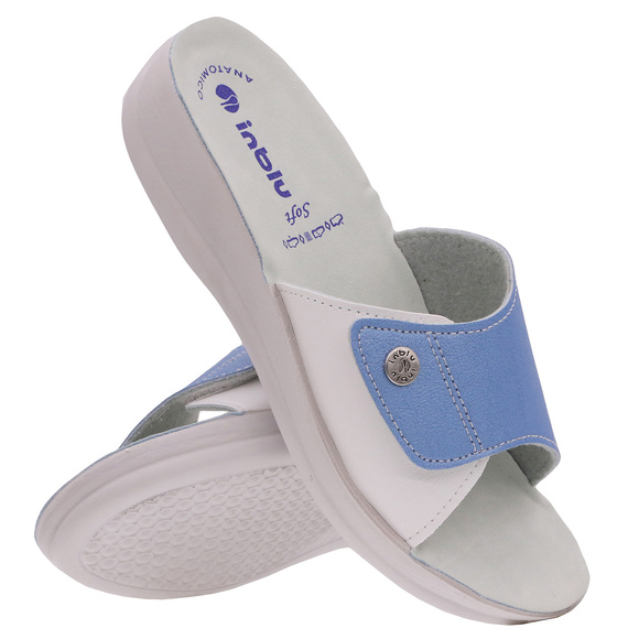 Medizinische Damen-Flip-Flops ohne Zehen, mit Klettverschluss