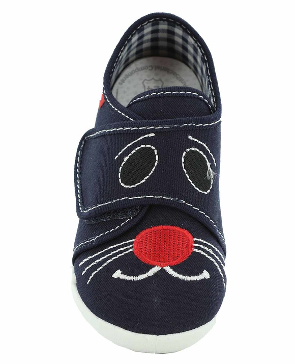 Kinder Hausschuhe Textilschuhe mit Klettverschluss