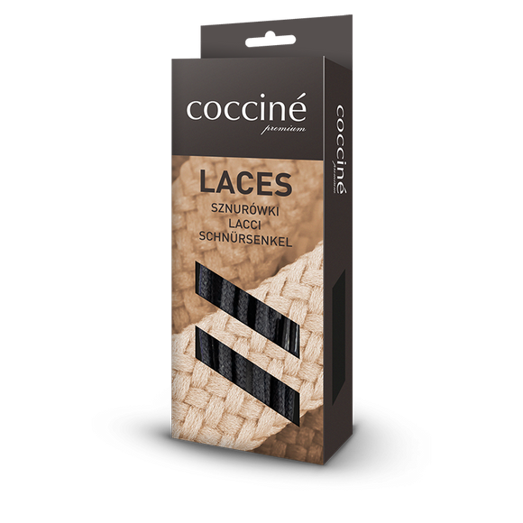 COCCINE Runde Schnürsenkel für Alltagsschuhe 120 cm