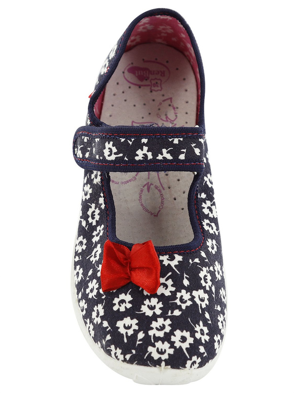 Kinder Hausschuhe Textilschuhe mit Klettverschluss