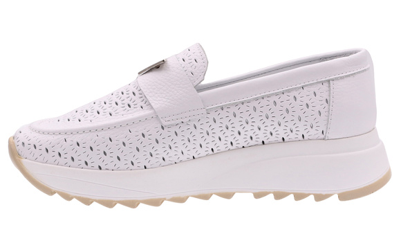 Damenschuhe durchbrochene Mokassins