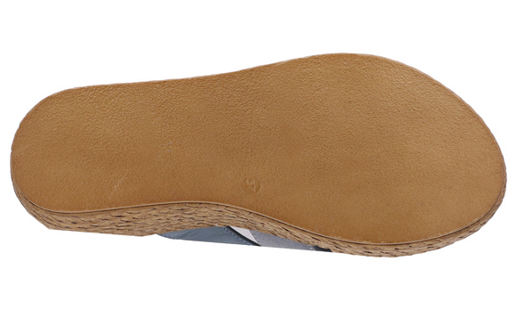 Hohe Damen-Flip-Flops mit Keilabsatz