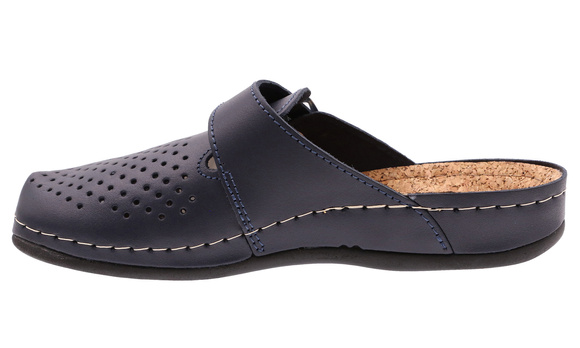 Damen-Hygienepantoffeln mit Stopper und Schnalle