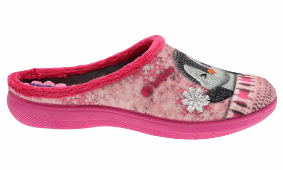 Damen Hausschuhe Hausschuhe Pinguin Schnee