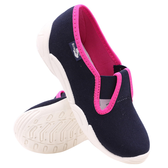 Kinderhausschuhe Textilschuhe mit Gummizug