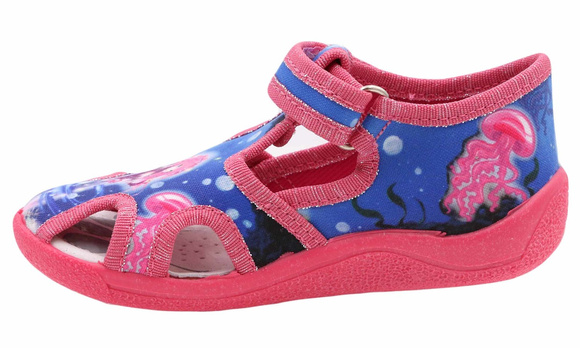 Kinder Hausschuhe Textilschuhe mit Klettverschluss