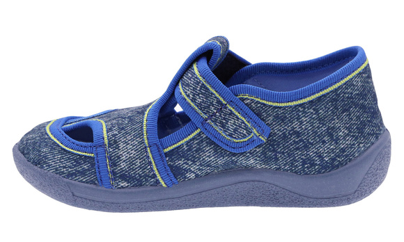 Kinder Hausschuhe Textilschuhe mit Klettverschluss