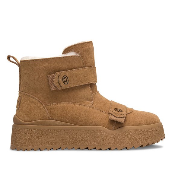 Damen Winterschneestiefel zum Schnüren mit Reißverschluss