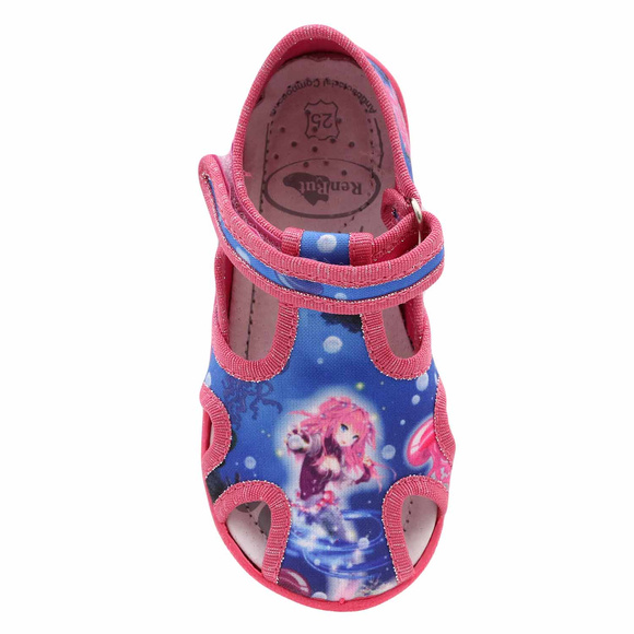 Kinder Hausschuhe Textilschuhe mit Klettverschluss