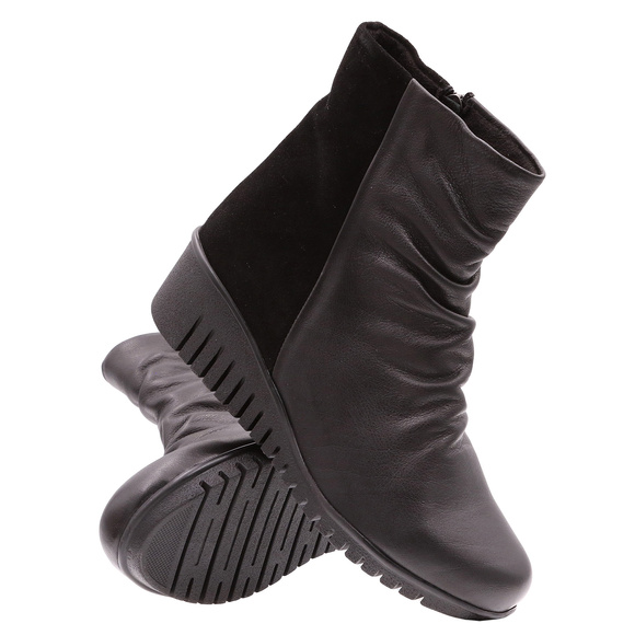 Damen Winterschuhe Stiefeletten mit Reißverschluss