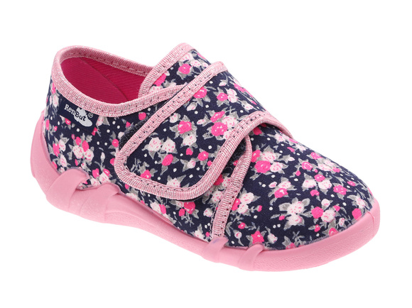 Kinder Hausschuhe Textilschuhe mit Klettverschluss