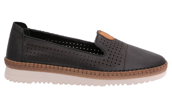 Damenschuhe durchbrochene Mokassins