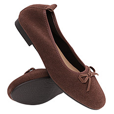 Damenschuhe durchbrochene Ballerinas