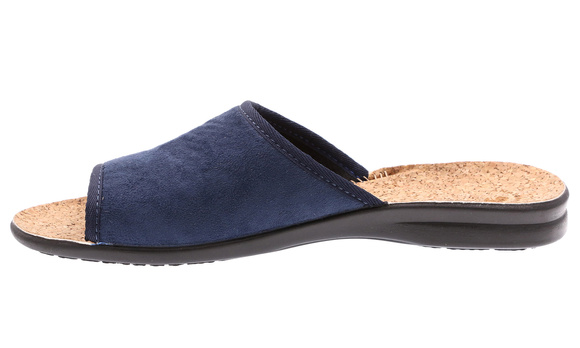 Offene Hausschuhe für Herren mit niedrigem Absatz